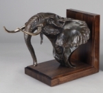 African Elephant Bookend